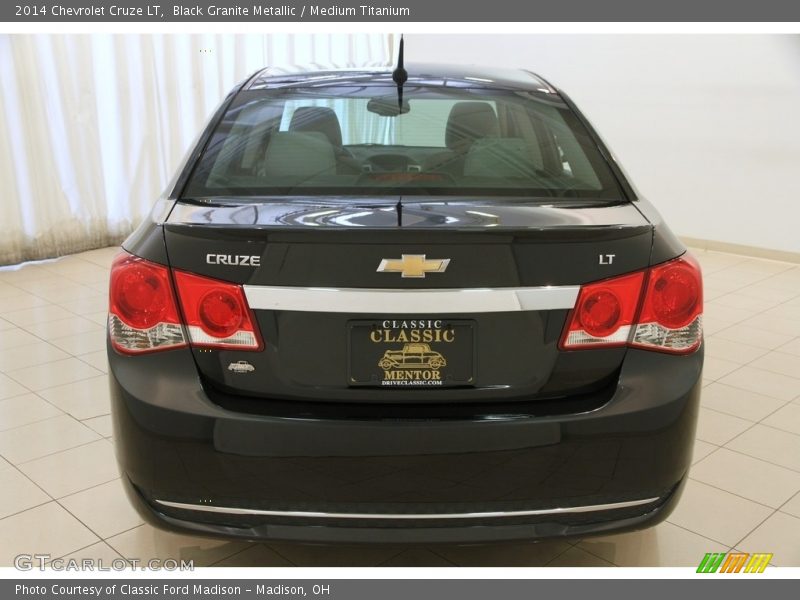 Black Granite Metallic / Medium Titanium 2014 Chevrolet Cruze LT