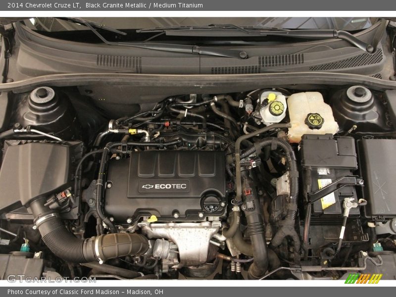 Black Granite Metallic / Medium Titanium 2014 Chevrolet Cruze LT