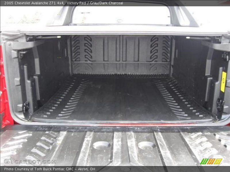 Victory Red / Gray/Dark Charcoal 2005 Chevrolet Avalanche Z71 4x4