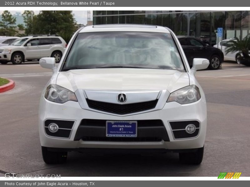 Bellanova White Pearl / Taupe 2012 Acura RDX Technology