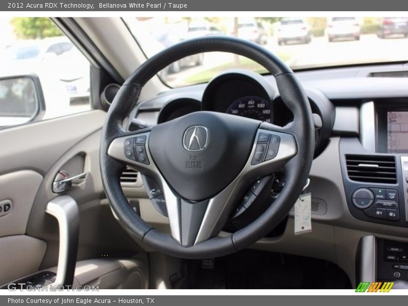 Bellanova White Pearl / Taupe 2012 Acura RDX Technology