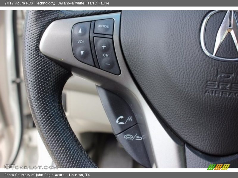 Bellanova White Pearl / Taupe 2012 Acura RDX Technology