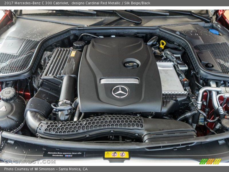  2017 C 300 Cabriolet Engine - 2.0 Liter DI Turbocharged DOHC 16-Valve VVT 4 Cylinder