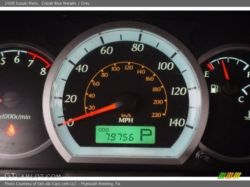 Cobalt Blue Metallic / Grey 2008 Suzuki Reno