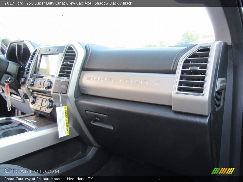 Shadow Black / Black 2017 Ford F250 Super Duty Lariat Crew Cab 4x4
