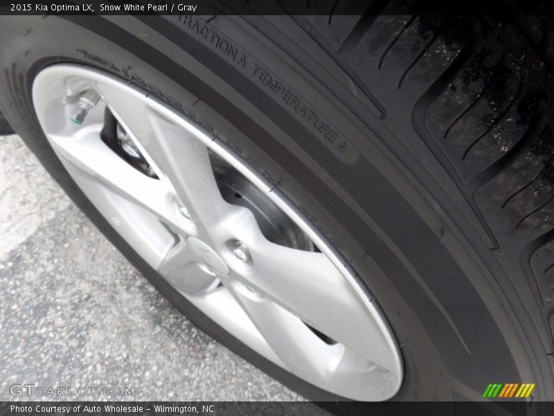 Snow White Pearl / Gray 2015 Kia Optima LX