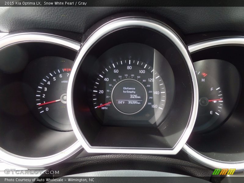 Snow White Pearl / Gray 2015 Kia Optima LX