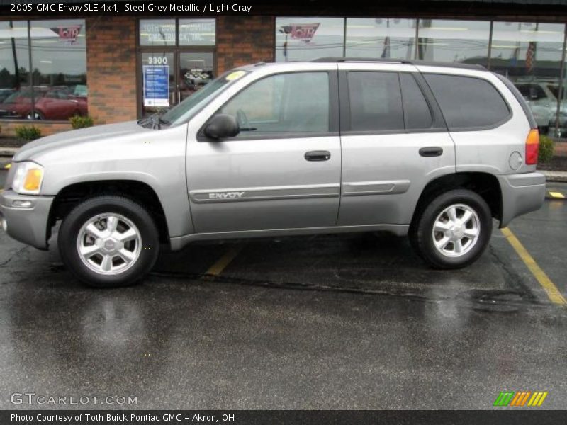 Steel Grey Metallic / Light Gray 2005 GMC Envoy SLE 4x4