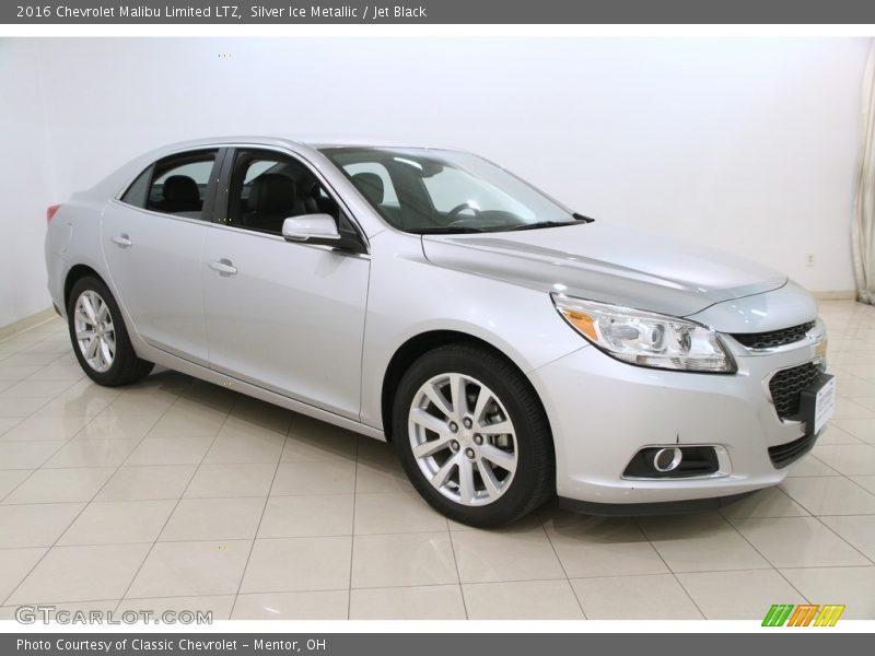 Silver Ice Metallic / Jet Black 2016 Chevrolet Malibu Limited LTZ