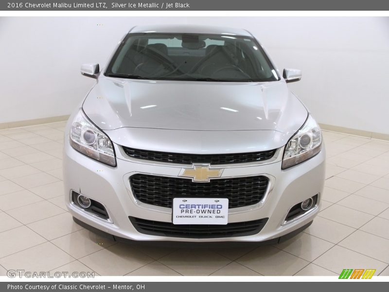 Silver Ice Metallic / Jet Black 2016 Chevrolet Malibu Limited LTZ