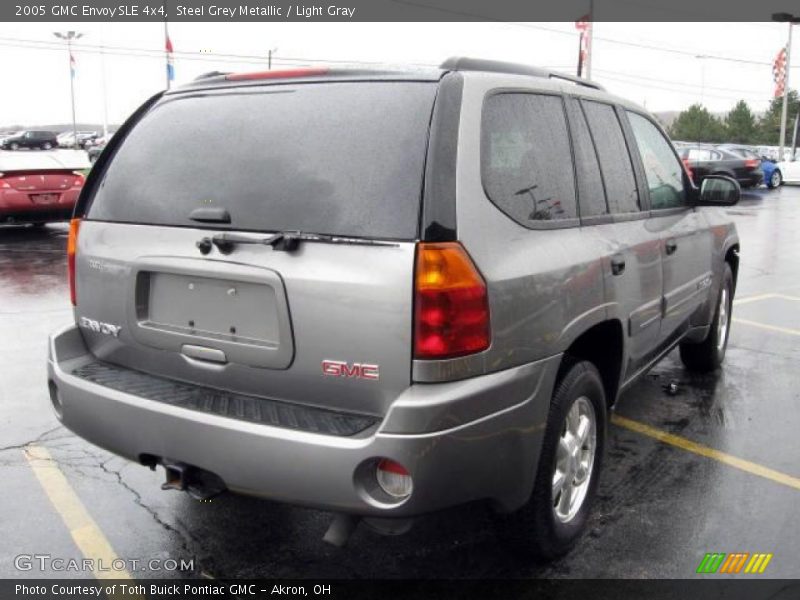 Steel Grey Metallic / Light Gray 2005 GMC Envoy SLE 4x4