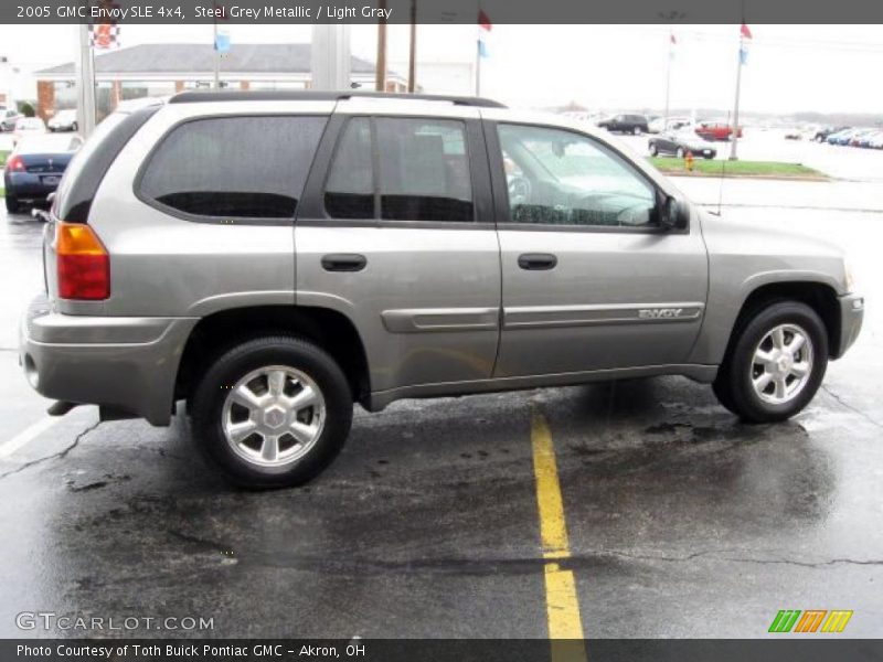 Steel Grey Metallic / Light Gray 2005 GMC Envoy SLE 4x4
