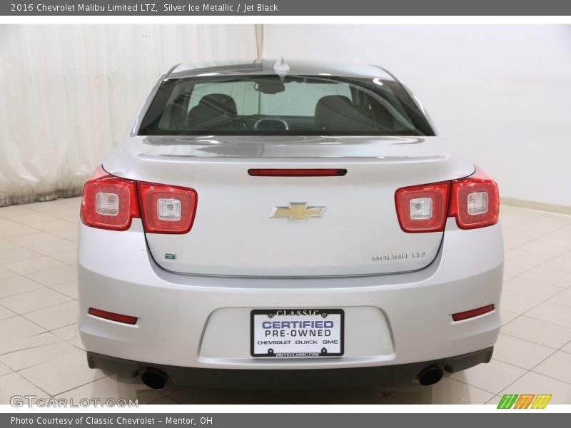 Silver Ice Metallic / Jet Black 2016 Chevrolet Malibu Limited LTZ