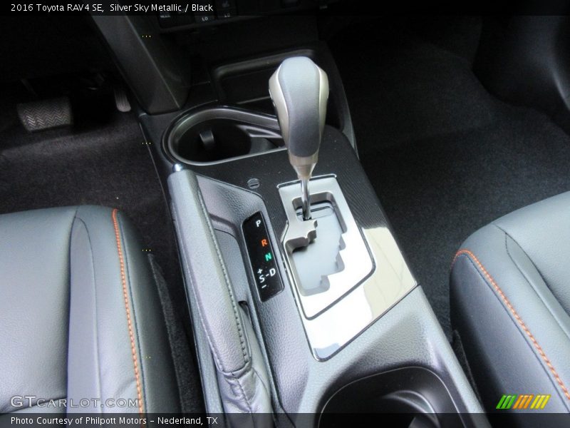 Silver Sky Metallic / Black 2016 Toyota RAV4 SE