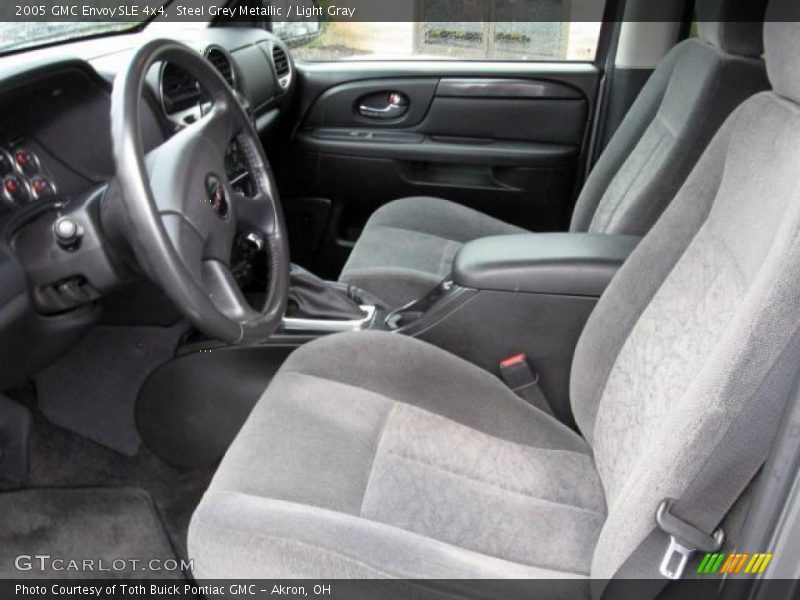 Steel Grey Metallic / Light Gray 2005 GMC Envoy SLE 4x4