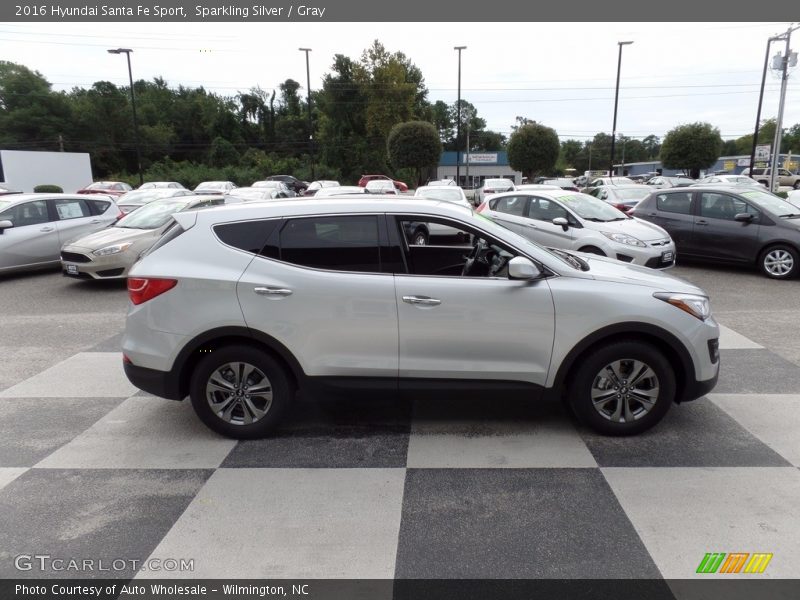 Sparkling Silver / Gray 2016 Hyundai Santa Fe Sport