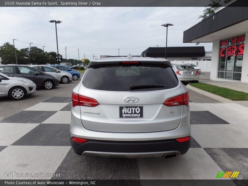 Sparkling Silver / Gray 2016 Hyundai Santa Fe Sport