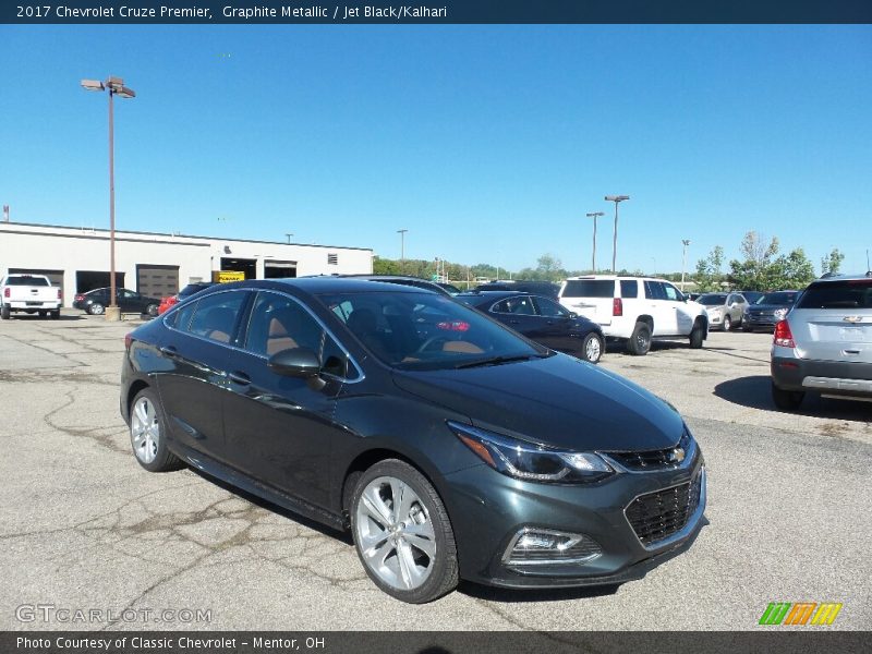 Graphite Metallic / Jet Black/Kalhari 2017 Chevrolet Cruze Premier