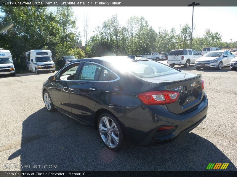 Graphite Metallic / Jet Black/Kalhari 2017 Chevrolet Cruze Premier