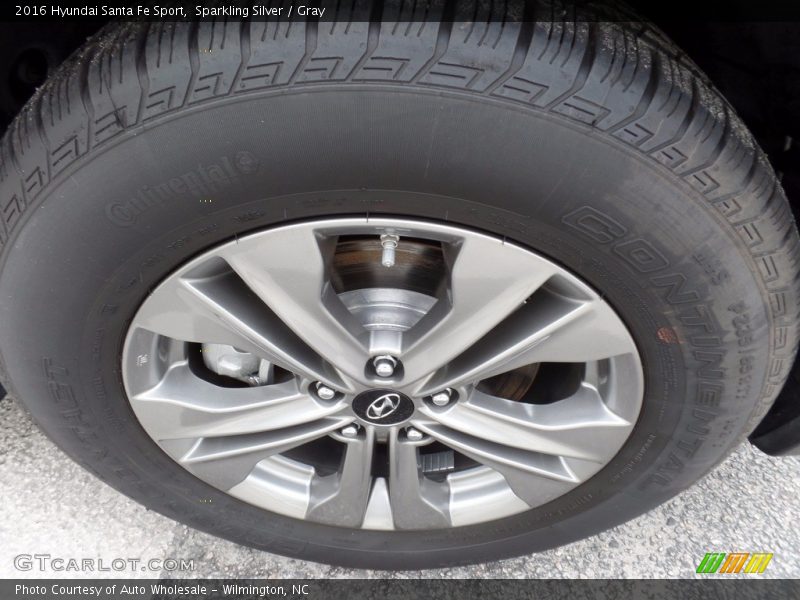 Sparkling Silver / Gray 2016 Hyundai Santa Fe Sport