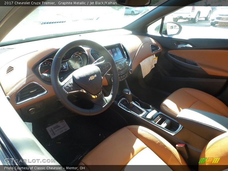 Graphite Metallic / Jet Black/Kalhari 2017 Chevrolet Cruze Premier