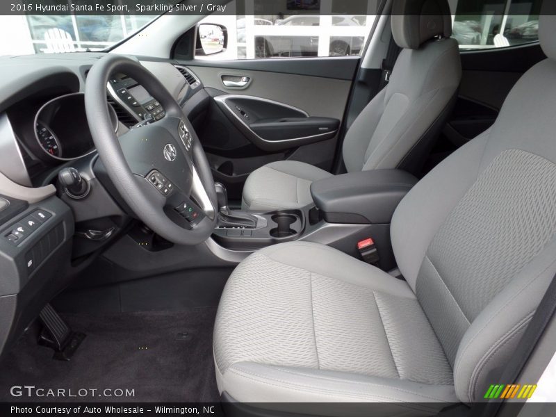 Sparkling Silver / Gray 2016 Hyundai Santa Fe Sport