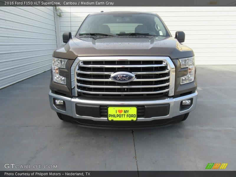Caribou / Medium Earth Gray 2016 Ford F150 XLT SuperCrew