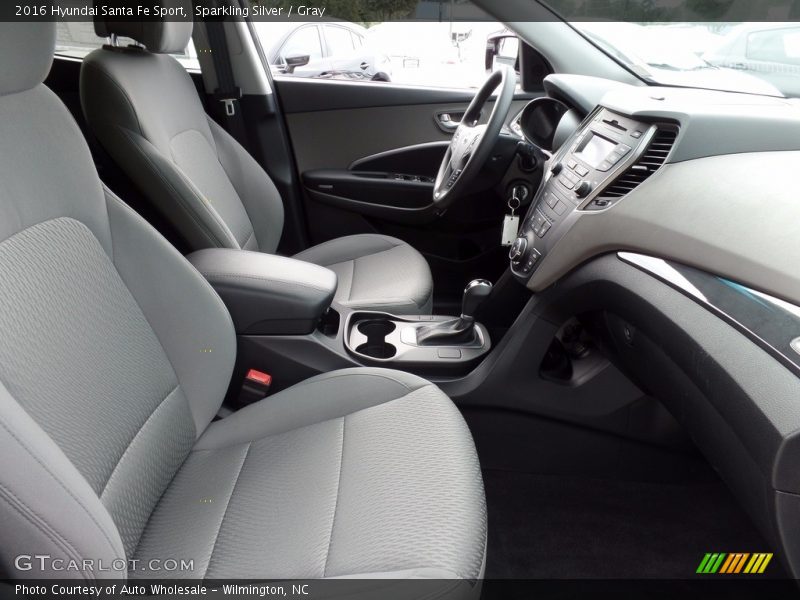 Sparkling Silver / Gray 2016 Hyundai Santa Fe Sport