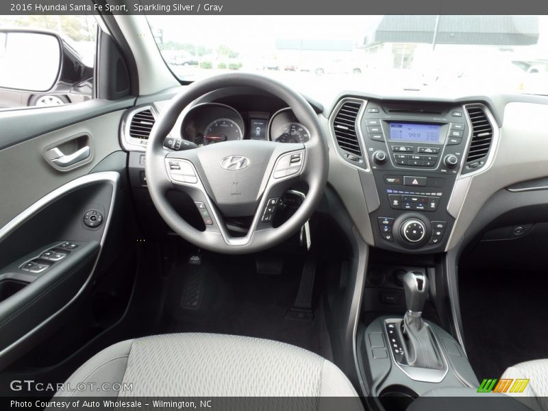 Sparkling Silver / Gray 2016 Hyundai Santa Fe Sport