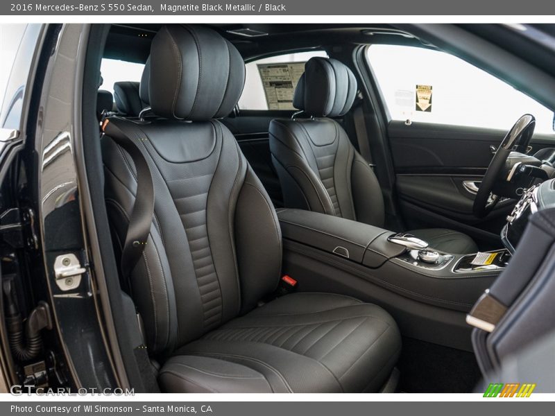 Magnetite Black Metallic / Black 2016 Mercedes-Benz S 550 Sedan