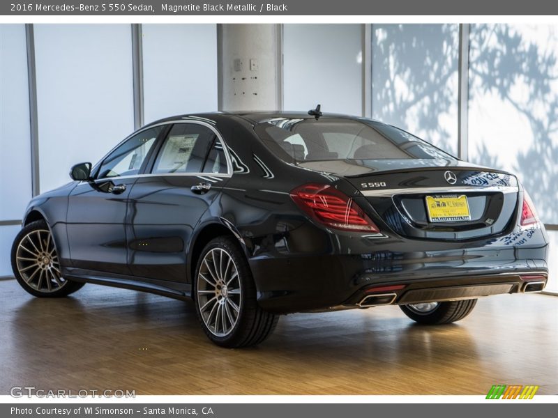 Magnetite Black Metallic / Black 2016 Mercedes-Benz S 550 Sedan