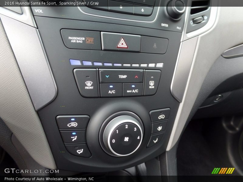 Sparkling Silver / Gray 2016 Hyundai Santa Fe Sport
