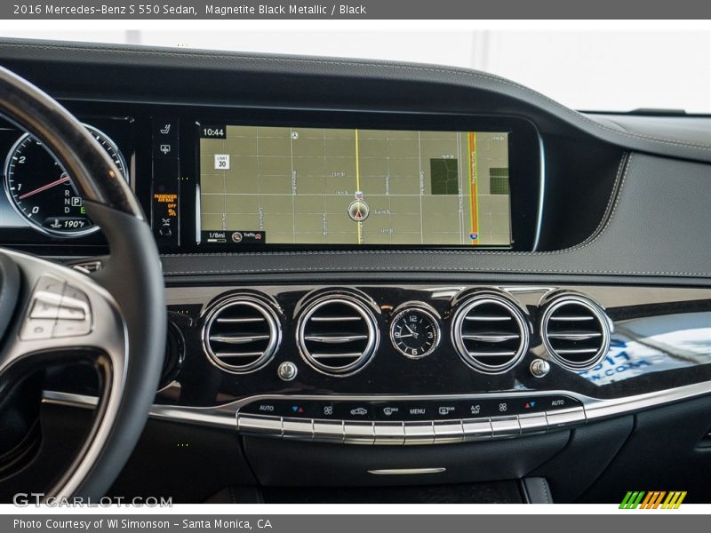 Magnetite Black Metallic / Black 2016 Mercedes-Benz S 550 Sedan