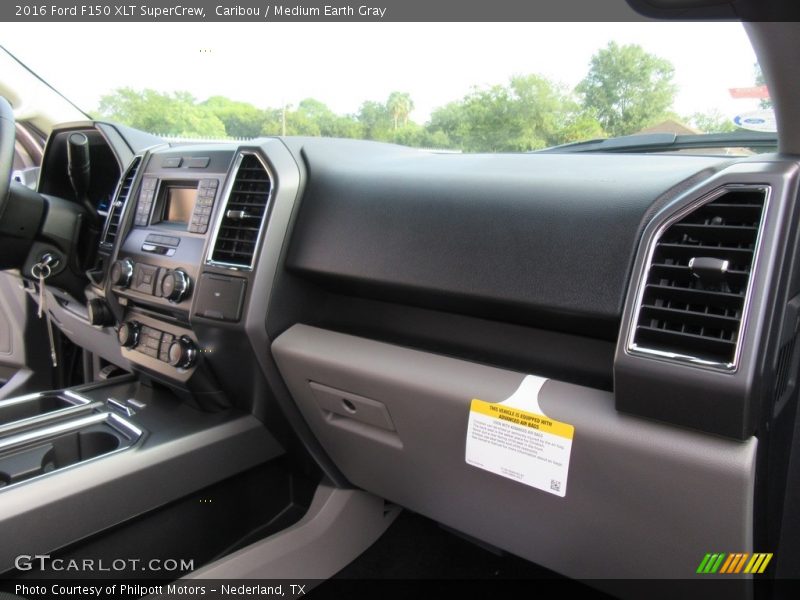 Caribou / Medium Earth Gray 2016 Ford F150 XLT SuperCrew