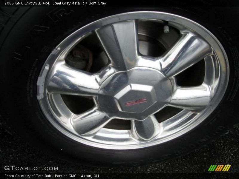Steel Grey Metallic / Light Gray 2005 GMC Envoy SLE 4x4