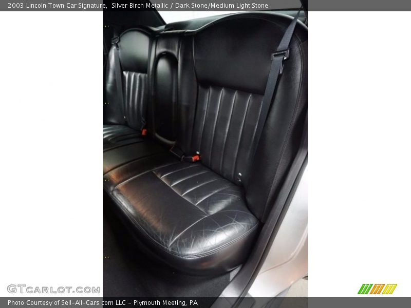 Silver Birch Metallic / Dark Stone/Medium Light Stone 2003 Lincoln Town Car Signature