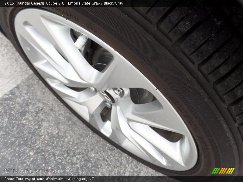 Empire State Gray / Black/Gray 2015 Hyundai Genesis Coupe 3.8