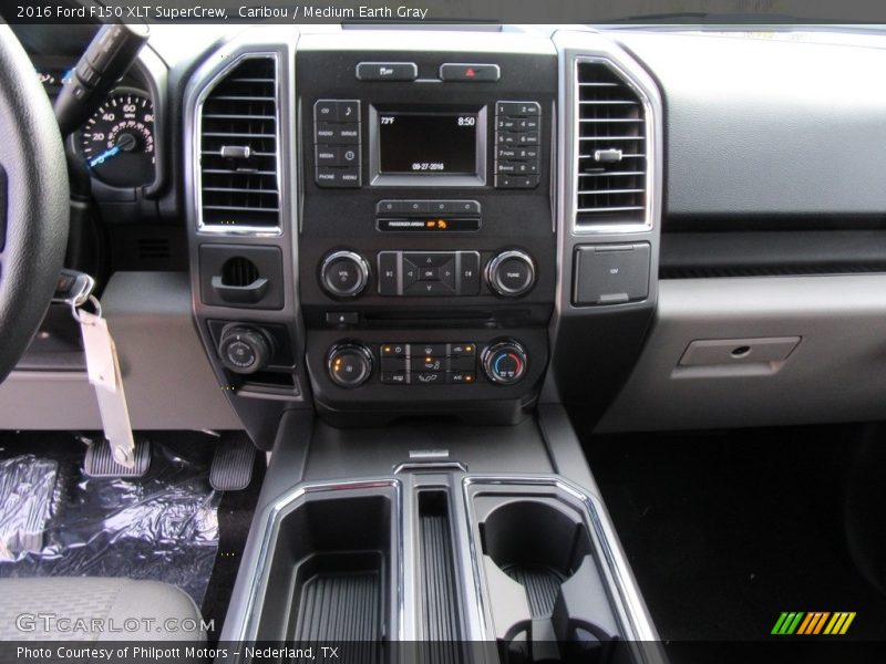 Caribou / Medium Earth Gray 2016 Ford F150 XLT SuperCrew