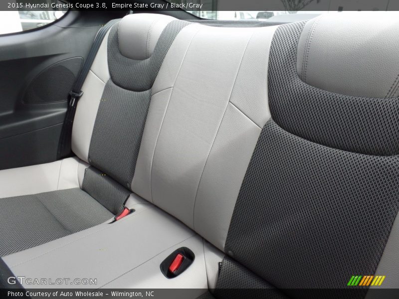 Empire State Gray / Black/Gray 2015 Hyundai Genesis Coupe 3.8