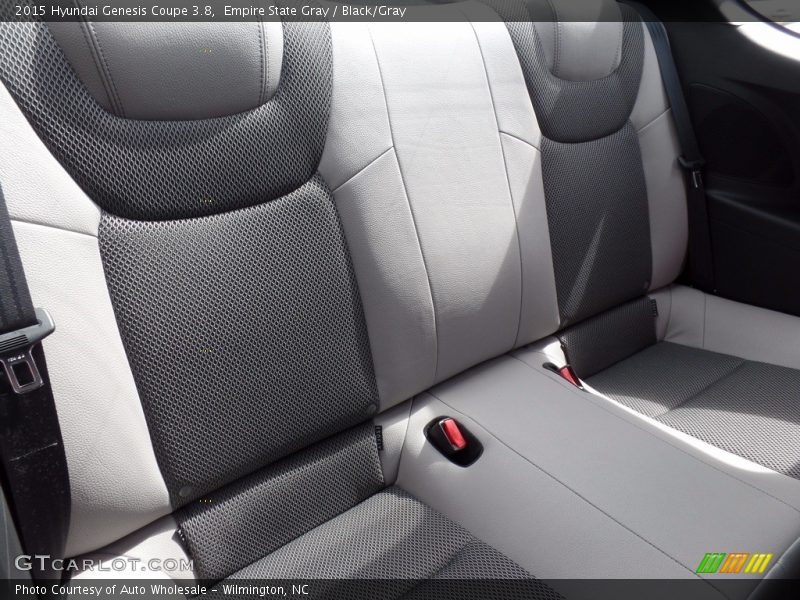 Empire State Gray / Black/Gray 2015 Hyundai Genesis Coupe 3.8