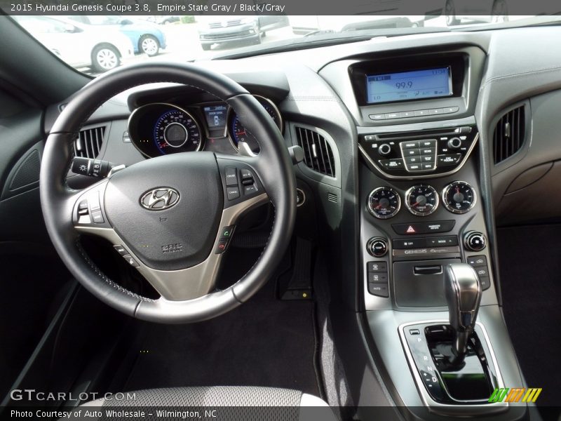 Empire State Gray / Black/Gray 2015 Hyundai Genesis Coupe 3.8
