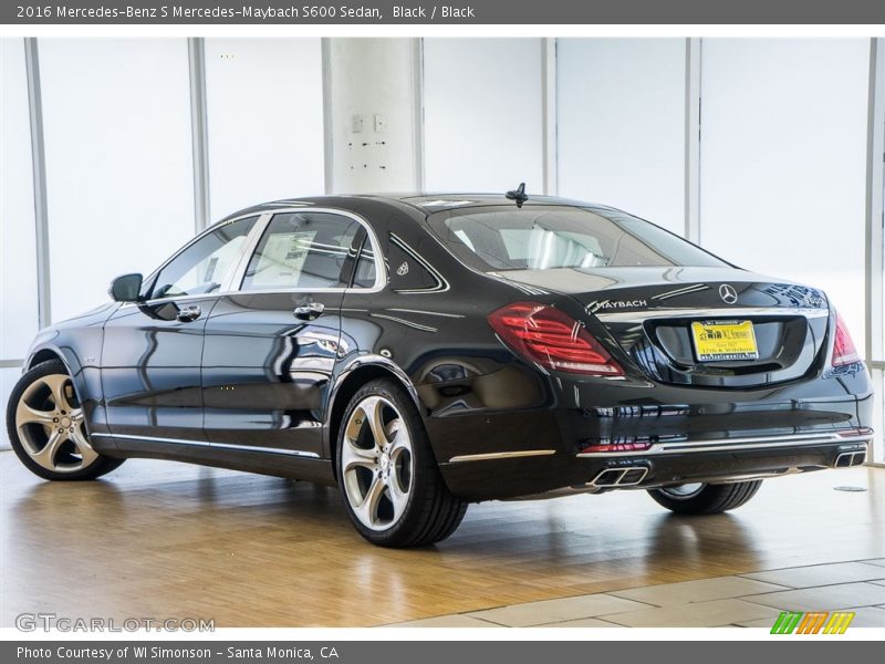 Black / Black 2016 Mercedes-Benz S Mercedes-Maybach S600 Sedan