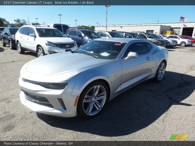 Silver Ice Metallic / Jet Black 2017 Chevrolet Camaro LT Coupe