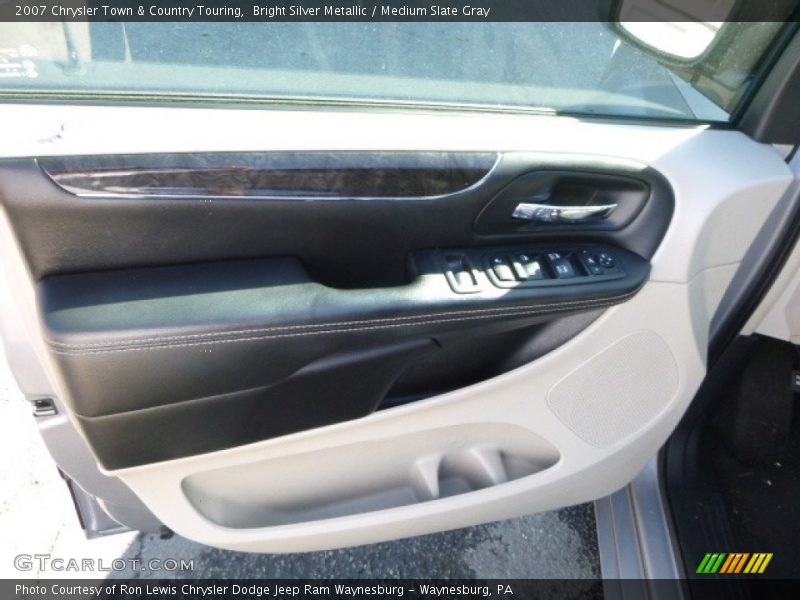 Bright Silver Metallic / Medium Slate Gray 2007 Chrysler Town & Country Touring