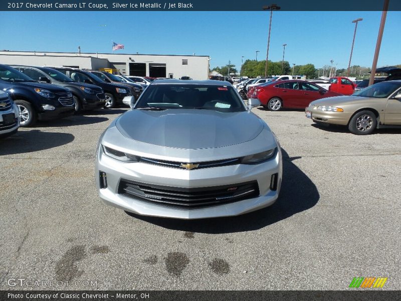 Silver Ice Metallic / Jet Black 2017 Chevrolet Camaro LT Coupe