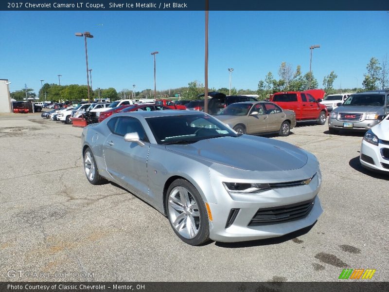 Silver Ice Metallic / Jet Black 2017 Chevrolet Camaro LT Coupe