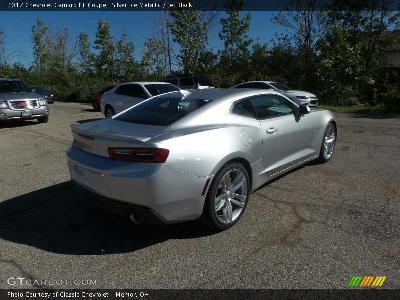 Silver Ice Metallic / Jet Black 2017 Chevrolet Camaro LT Coupe
