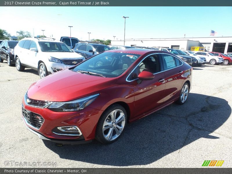 Cajun Red Tintcoat / Jet Black 2017 Chevrolet Cruze Premier
