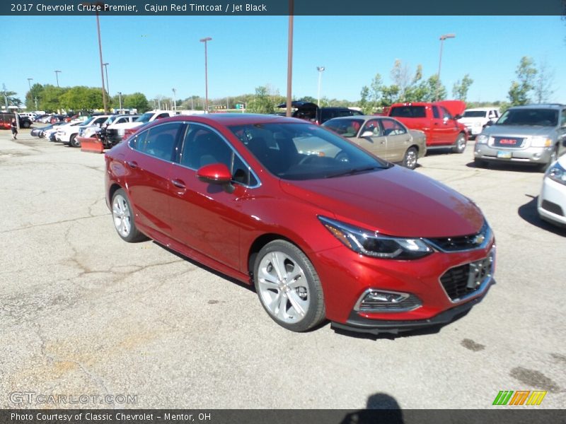 Cajun Red Tintcoat / Jet Black 2017 Chevrolet Cruze Premier