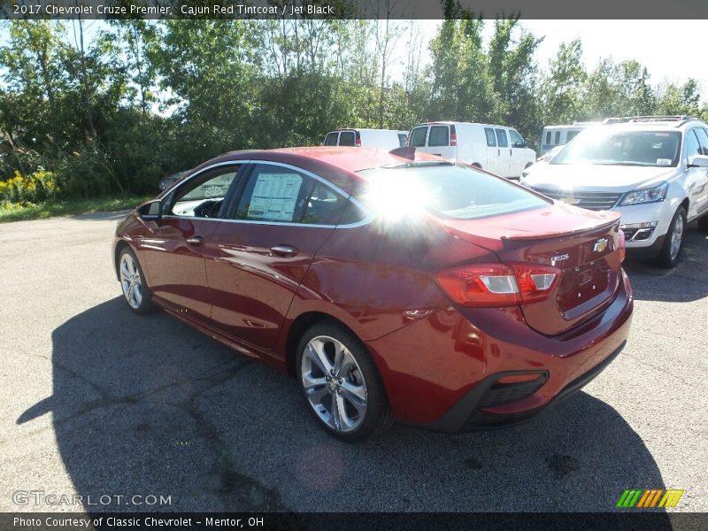 Cajun Red Tintcoat / Jet Black 2017 Chevrolet Cruze Premier